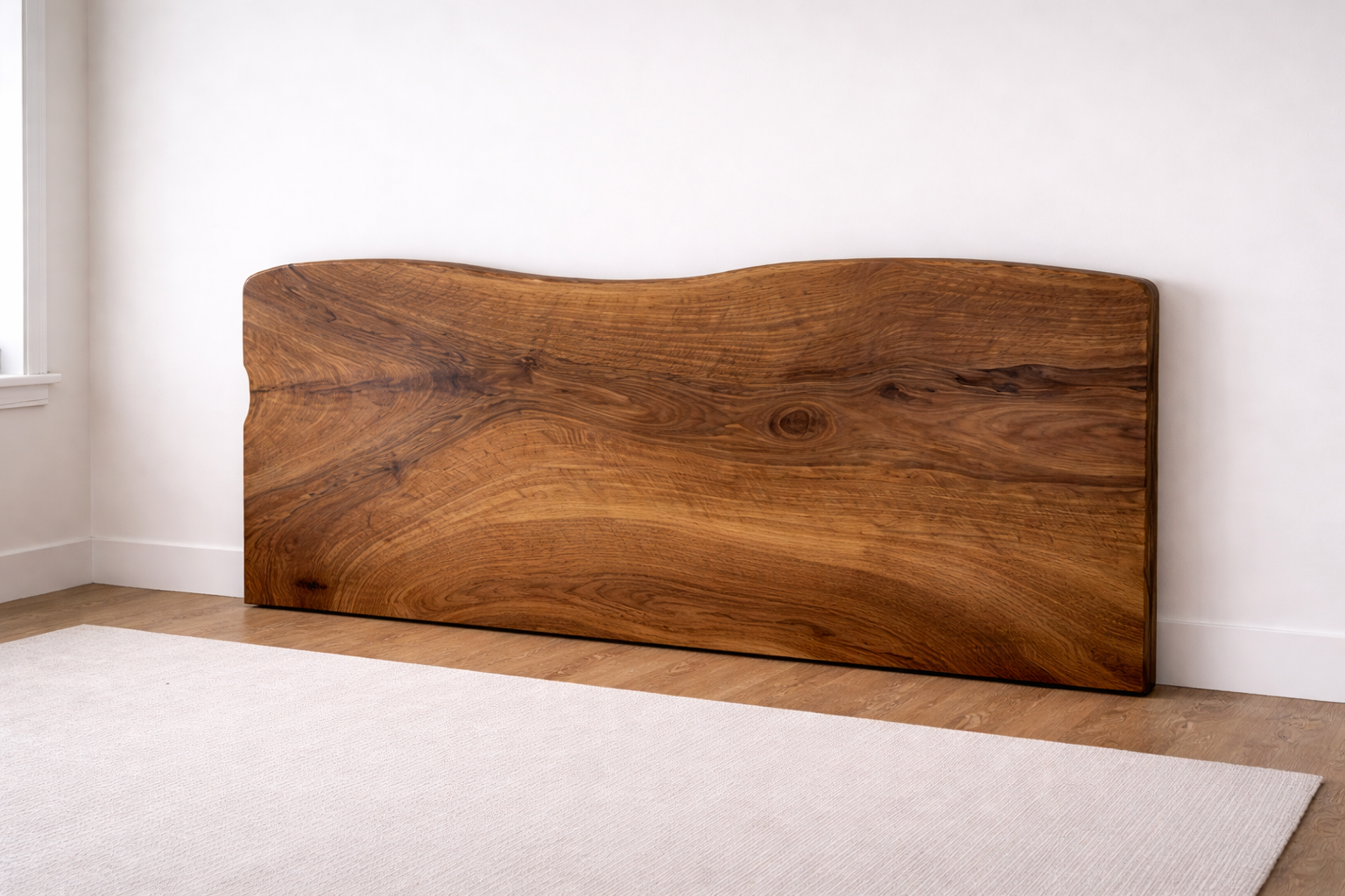 Sierra Live Edge Walnut Headboard - Image 2