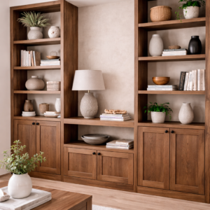 Hearthwood Built-In Bookcase Wall