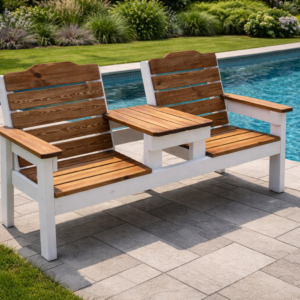 Laguna Duo Poolside Bench
