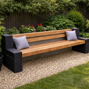 The Urban Timber Block Bench
