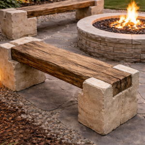 Emberstone Reclaimed Bench