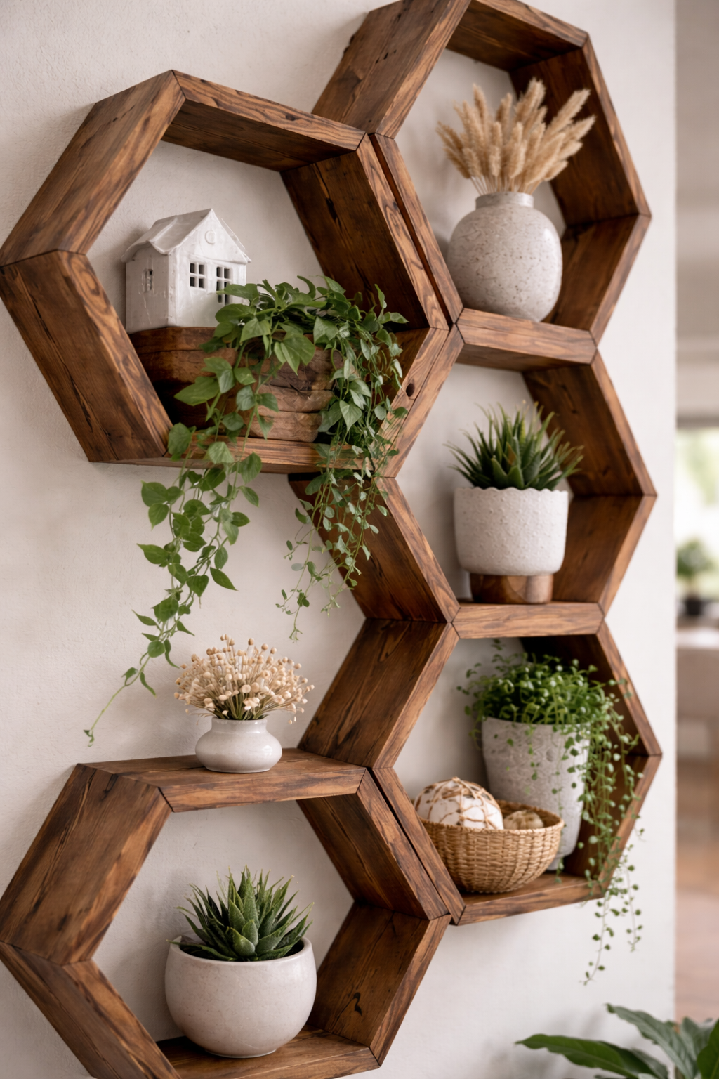 HiveNest Hex Wall Shelves - Image 2