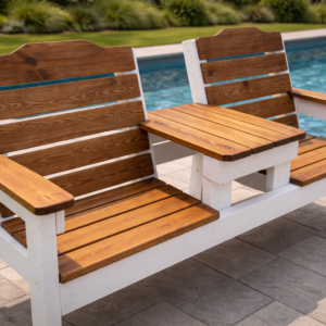Laguna Duo Poolside Bench