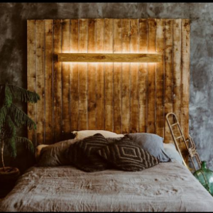 LumaWood LED Statement Headboard